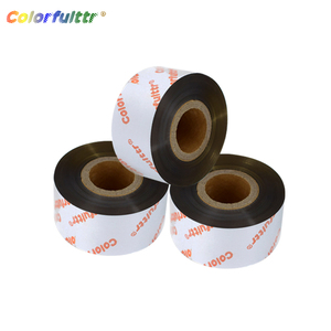 Cintas de transferencia térmica doradas lavables de 110mmX300m, cinta de código de barras de resina de lavado, cera Ttr - Product Image 2