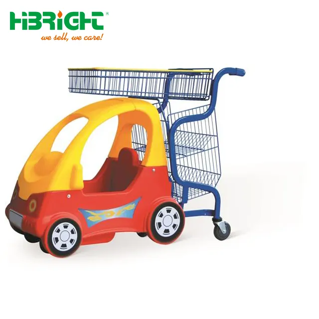 Shopping Mall Baby Shopping Cart Kids Toy Children Fun Shopping Trolley