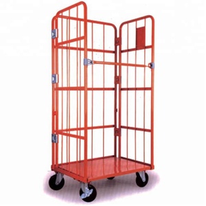 कार्गो औद्योगिक कंटेनर पिंजरे के लिए पिंजरे ट्रॉली - Product Image 4