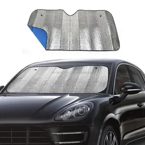 Customized Logo Pe Aluminum Bubble Car Sun Shade Sunshade Windshield Custom