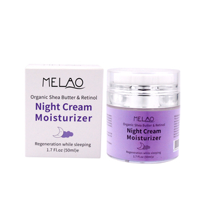 OEM Private Label puro burro di karitè biologico naturale retinolo Anti-età delicato cura della pelle sbiancante crema riparatrice notturna per il <span class=keywords><strong>viso</strong></span> - Product Image 1