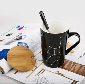 New Fashion Art Design Promotion Gift Water Ceramic Mug For Coffee Or Tea