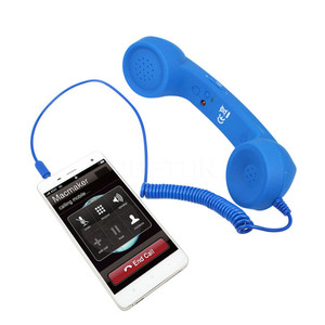 Retro Ajustable Tono de Teléfono Receptor de Micrófono de los Auriculares Auriculares <span class=keywords><strong>Para</strong></span> El Teléfono <span class=keywords><strong>Celular</strong></span> - Product Image 1