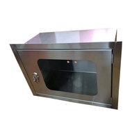 En acier inoxydable armoire de dévidoir de tuyau d'incendie vanne d'eau cabinet de bouche d'incendie