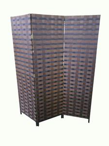 Écrans de séparation japonais à 3 panneaux en lattes de <span class=keywords><strong>bois</strong></span>, mur coulissant amovible personnalisé, diviseur de pièce sculpté en <span class=keywords><strong>bois</strong></span> de salon - Product Image 6