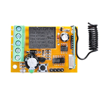 YET401PC-X Récepteur RF intelligent 1 canal 433 MHz 12V/24V, relais, interrupteur sans fil, télécommande pour porte de garage, portail électrique