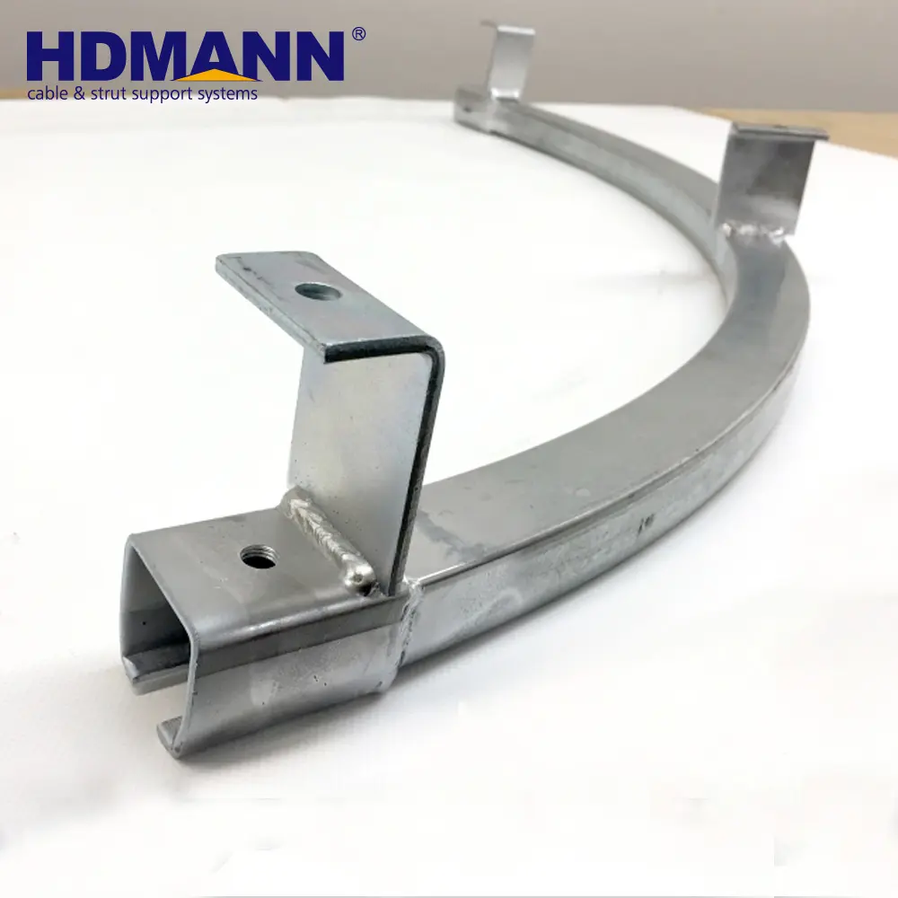 Hdmann 41X41 C tipo galvanizado curva Unistrut canal