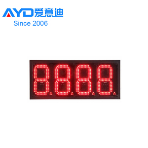 Çift taraflı 8888 kombinasyon LED gaz fiyat paneli 7 Segment LED ekran açık LED ekranlı pano - Product Image 2