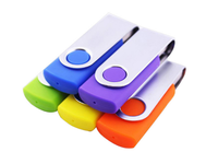 Unidad Flash USB 3.0 Giratoria de Alta Velocidad de 64 GB con Logotipo Personalizado, Pendrive con Clip Giratorio de 16 GB y 32 GB