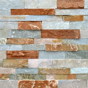 HS-MB002 interior natural deco cornisa panel de piedra de la pared de azulejos