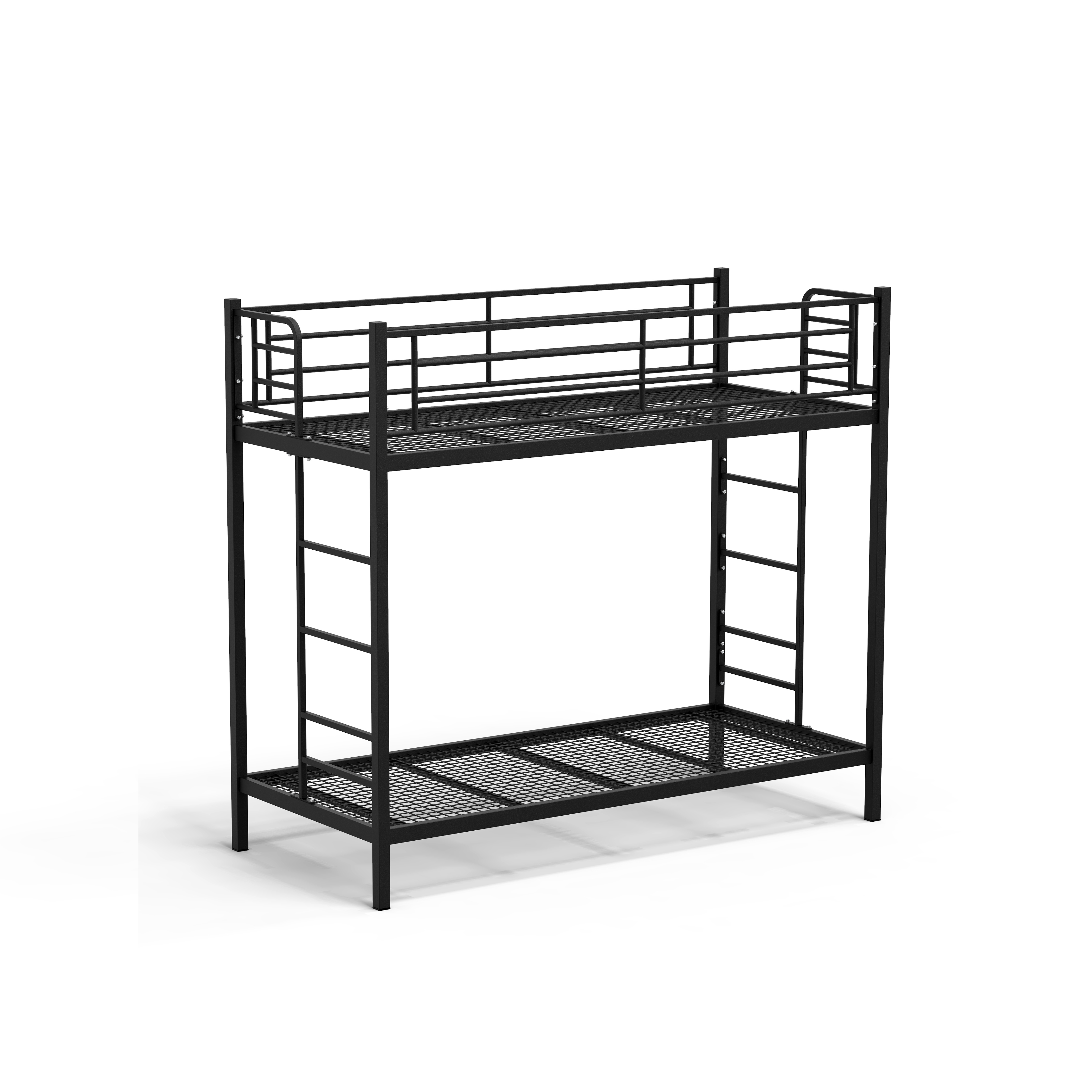 Panana Black Colour Single Metal Bunk Beds Panana Black Colour Single Metal Bunk Beds