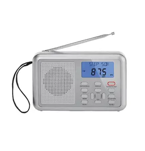 Factory Price LCD Display Portable Radio With RDS for Time Synchronous