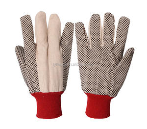 Guante de trabajo de jardín PVC lienzo salpicado guante jardín - Product Image 1