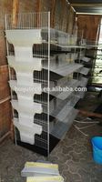 Cage automatique pour l'élevage de 300 cailles
