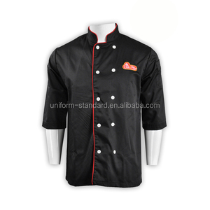 Camisas de Chef de Fábricas Auditadas por WRAP, Uniformes de Chef Ejecutivo para Personal de Restaurante - Product Image 5