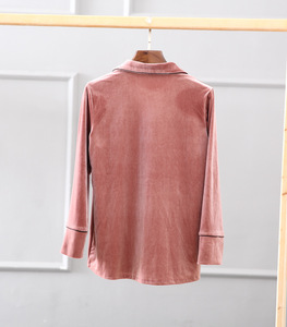 <strong>Women's</strong> Soft Velvet <strong>Fleece</strong> Pajamas Long Sleepwear with Elastic Waist for Autumn/Winter Warm Adult <strong>Women's</strong> <strong>Pyjamas</strong> - Product Image 5