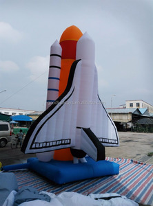 Avion gonflable géant de 6 mètres (20 pieds) de haut, dirigeable gonflable géant, <span class=keywords><strong>navette</strong></span> spatiale <span class=keywords><strong>NASA</strong></span> pour la décoration publicitaire - Product Image 4
