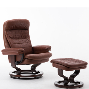 Mid Century Lounge <strong>Chair</strong> with <strong>Footstool</strong> Living Room Relax <strong>Recliner</strong> <strong>Chairs</strong> - Product Image 4