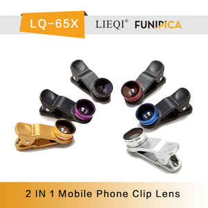 0.65X <span class=keywords><strong>objetivo</strong></span> gran angular de 2 en 1 Tablet PC lente Clip Universal con 6X lente <span class=keywords><strong>Macro</strong></span> - Product Image 5