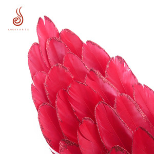 <span class=keywords><strong>Pavone</strong></span> artificiale a buon mercato all'ingrosso <span class=keywords><strong>piuma</strong></span> rossa <span class=keywords><strong>pavone</strong></span> per la decorazione di nozze - Product Image 6