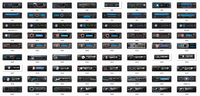 Reproductor mp3 Universal con Control remoto para coche, dispositivo estéreo con BT, suministro USB, SD, RADIO FM, AM, RDS, siri
