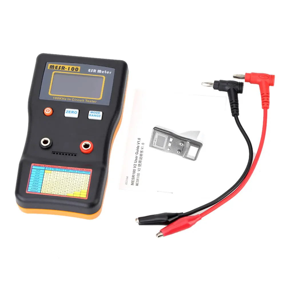 Professionele Weerstand Condensator Circuit Tester Hoge Precisie Meten Capaciteit MESR-100 Esr Capaciteit Meter