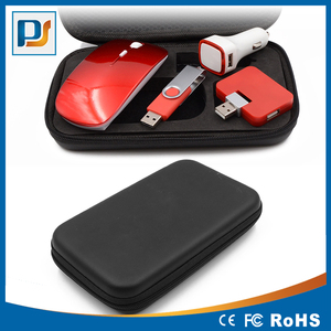 De alta calidad de viaje portátil Kit de carga inalámbrico ratón controlador Flash USB de <span class=keywords><strong>coche</strong></span> cargador y Hub USB - Product Image 4