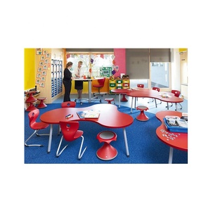 Forma do Enigma da Faculdade Escola Professor personalizado Altura Fixa Treinamento Atividade Mesa Mobiliário Escolar - Product Image 5