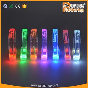 Mejores Regalos Electrónicos De Navidad de Color Azul Led Slap Pulsera Para Las Mujeres - Product Image 6