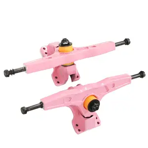 Nova 7 polegadas Cor Rosa 180 milímetros Ponte Custom Cruiser Longboard Trucks de Skate