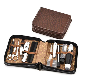 BE BEAUTY BBMK-5130 Trousse de Soins des Ongles pour <span class=keywords><strong>Homme</strong></span>, en Acier Inoxydable, pour Voyage et Cadeau, avec Étui en <span class=keywords><strong>Cuir</strong></span> de Haute Qualité - Product Image 5