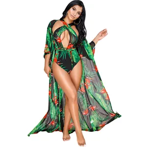 2 Stück Badeanzug Frauen Sommer Strand Monokini Push-up Bikini Bade bekleidung Mode Badeanzug Damen vertuschen Bikini-Set