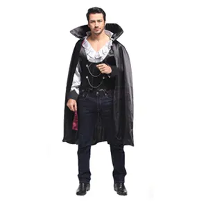 Kostum Pesta Pria, Kostum Cosplay Halloween Count Dracula, Merek Rumah untuk Pria