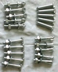 M12 * 86 giàn giáo <span class=keywords><strong>coupler</strong></span> hạt và bu lông cho tất cả các kẹp các loại và tên - Product Image 5