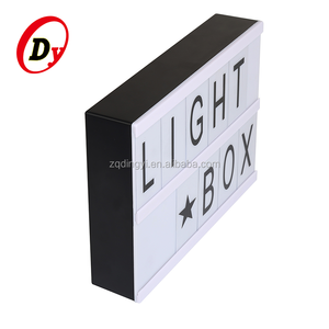 Custom A5, A4, A3 escritorio caja <span class=keywords><strong>de</strong></span> luz portátil LED <span class=keywords><strong>de</strong></span> madera A4 tamaño cinematic lightbox con letras - Product Image 2