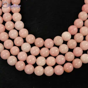 discount online natural beads 6mm/ 8mm precious gemstone pink opal gemstone price for sale