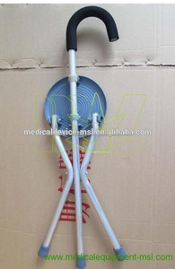 Mejor ajustables bastón de aluminio caña con asiento venta MSLAC03H - Product Image 1
