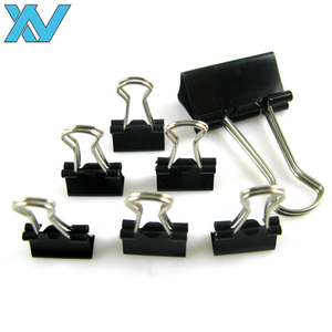 Clips de reliure en métal noir de 32 mm, papeterie de bureau, clips de type <span class=keywords><strong>bulldog</strong></span> - Product Image 2