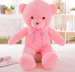 Oso de peluche con luz LED de nuevo diseño, oso de peluche de juguete colorido, oso de peluche gigante para niños