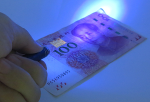 Nhôm UV Đèn Pin <span class=keywords><strong>LED</strong></span> Siêu Tím Ánh Sáng <span class=keywords><strong>Torch</strong></span> Keychain Pocket PenLight - Product Image 6