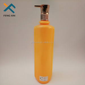 Гигиена желтый 1 литр пластиковую бутылку шампуня с лосьон насос - Product Image 6