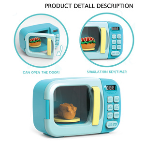 Forno a Microonde <span class=keywords><strong>Giocattolo</strong></span> Jacko Toys in Plastica ABS con Luci, Suoni e Rotazione per Bambini 3+ Set Cucina Gioco di Ruolo - Product Image 2
