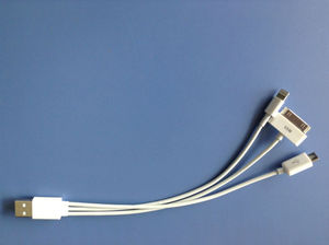 3 en 1 <span class=keywords><strong>cable</strong></span> usb Pour <span class=keywords><strong>iPhone</strong></span> 5/<span class=keywords><strong>iPhone</strong></span> 4/Micro USB Samsung - Product Image 1