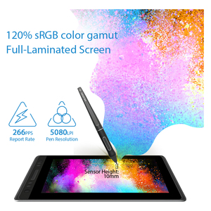 Tableta Gráfica de Dibujo <span class=keywords><strong>Huion</strong></span> <span class=keywords><strong>Kamvas</strong></span> Pro 13 con 8192 Niveles de Presión, Monitor con Pantalla y Lápiz - Product Image 6