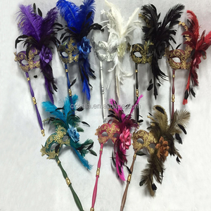 <span class=keywords><strong>Masque</strong></span> de mascarade vénitiens pour femmes, <span class=keywords><strong>masque</strong></span> en dentelle <span class=keywords><strong>avec</strong></span> dentelle, fleur, bâton - Product Image 1