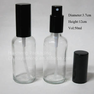 Venta <span class=keywords><strong>a</strong></span> <span class=keywords><strong>granel</strong></span> 50 ml botellas vacías de <span class=keywords><strong>perfume</strong></span> de cristal claro con buena calidad - Product Image 1