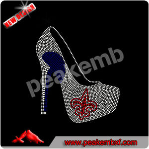 2015 nouvelle <span class=keywords><strong>Fleur</strong></span> <span class=keywords><strong>De</strong></span> Lis Hot Fix Motif en strass talons hauts motifs - Product Image 1