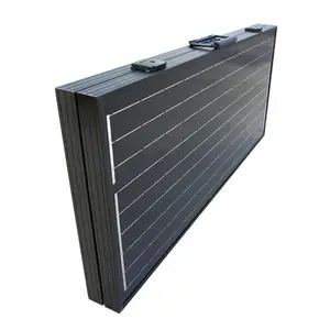 Складная солнечная панель и портативная солнечная панель 100 Вт 2 шт. x 50 Вт для наружного использования, сделано в Китае