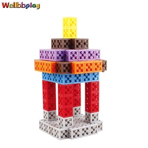 248 pcs DIY liên kết pop khối/giáo dục đếm đồ chơi toán học cho trẻ em - Product Image 2