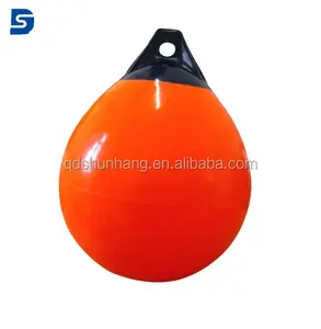 ISO Standard PVC Boat Fender Polyform for Yacht Black Blue White Pure Color Type A